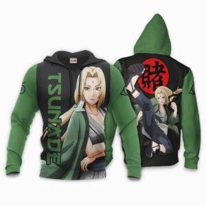 Tsunade Hoodie Shirt Naruto Anime Zip Jacket 8