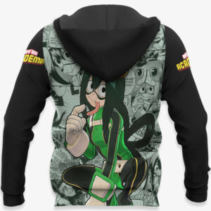 Tsuyu Asui Hoodie Custom My Hero Academia Anime Merch Clothes Manga Style 10