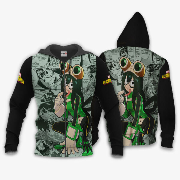 Tsuyu Asui Hoodie Custom My Hero Academia Anime Merch Clothes Manga Style 1