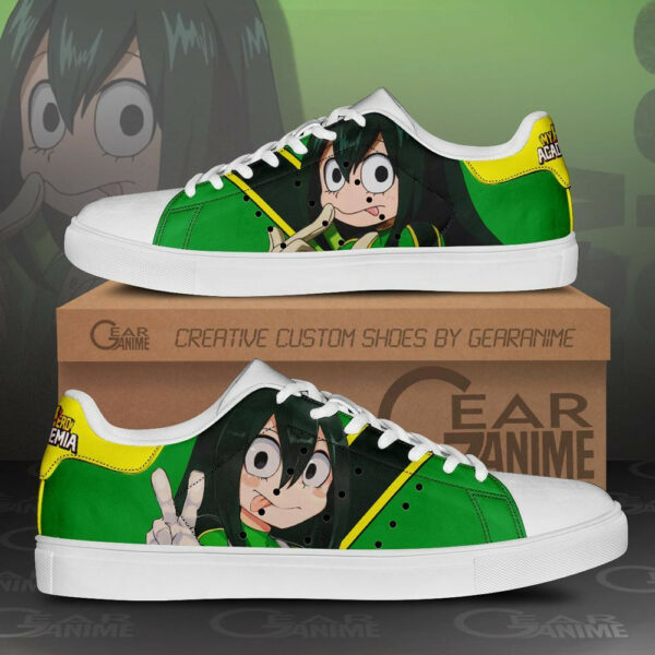 Tsuyu Asui Skate Shoes My Hero Academia Custom Anime Sneakers SK10 1