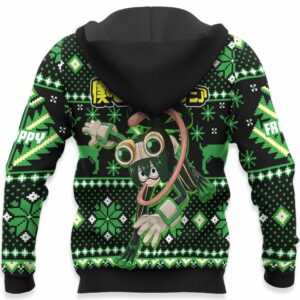 Tsuyu Asui Ugly Christmas Sweater Custom Anime My Hero Academia XS12 8