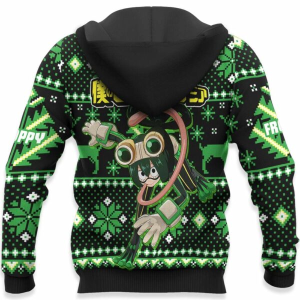 Tsuyu Asui Ugly Christmas Sweater Custom Anime My Hero Academia XS12 4