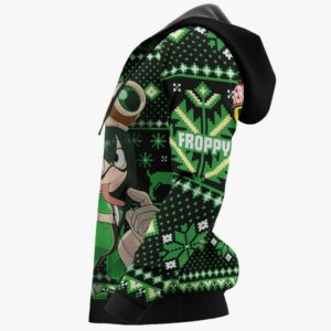 Tsuyu Asui Ugly Christmas Sweater Custom Anime My Hero Academia XS12 9