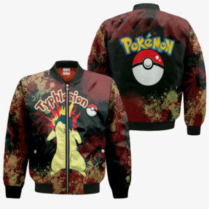 Typhlosion Hoodie Custom Pokemon Anime Merch Clothes Tie Dye Style 9