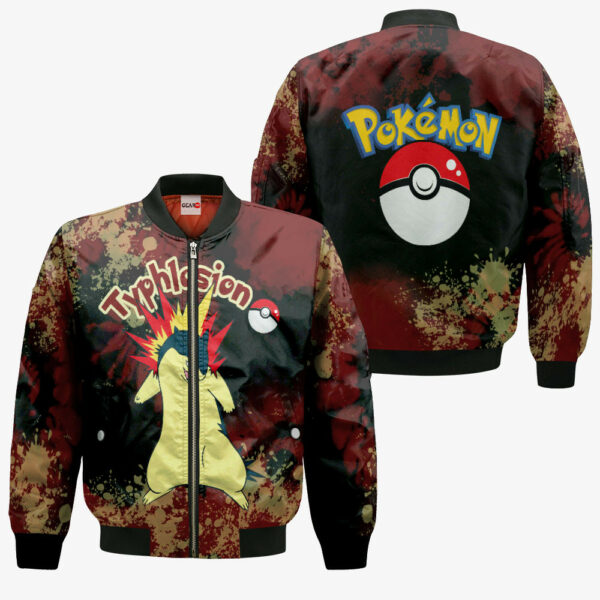 Typhlosion Hoodie Custom Pokemon Anime Merch Clothes Tie Dye Style 4