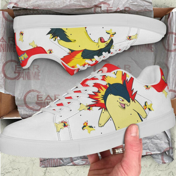 Typhlosion Skate Shoes Pokemon Custom Anime Sneakers SK11 2