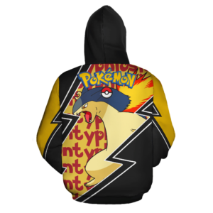 Typhlosion Zip Hoodie Pokemon Shirt SD12 6