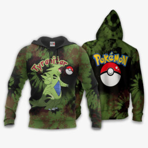 Tyranitar Hoodie Custom Pokemon Anime Merch Clothes Tie Dye Style 8