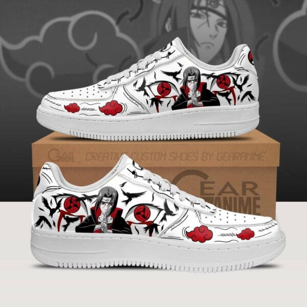 Uchiha Itachi Air Shoes Sharingan Eyes Custom Naruto Anime Sneakers 1