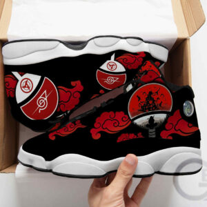 Uchiha Itachi Shoes Custom Akatsuki Anime Symbol Sneakers 9