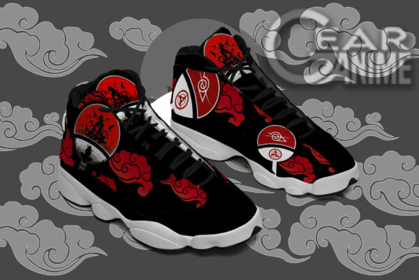 Uchiha Itachi Shoes Custom Akatsuki Anime Symbol Sneakers 1