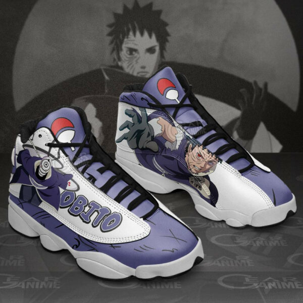 Uchiha Obito JD13 Shoes Custom Anime Sneakers 1