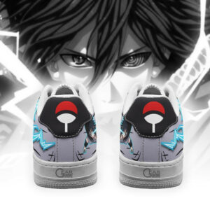 Uchiha Sasuke Air Shoes Lightning Skill Custom Naruto Anime Sneakers 6