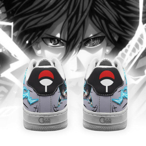 Uchiha Sasuke Air Shoes Lightning Skill Custom Naruto Anime Sneakers 3