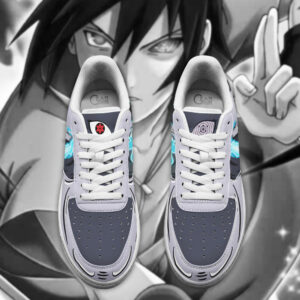 Uchiha Sasuke Air Shoes Lightning Skill Custom Naruto Anime Sneakers 7