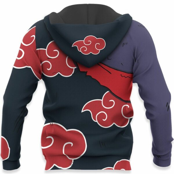 Uchiha Sasuke Akatsuki Shirt Fighting Anime Hoodie Jacket 5