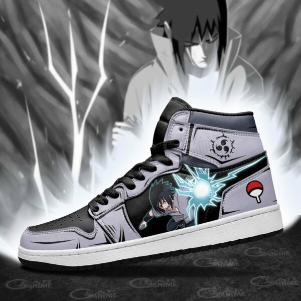 Uchiha Sasuke Shoes Custom Skill Anime Sneakers 3