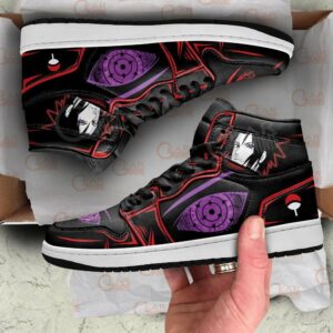 Uchiha Sasuke Shoes Eternal Mangekyou & Rinne Sharingan Anime Sneakers 6