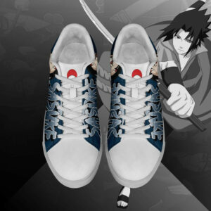 Uchiha Sasuke Skate Shoes Anime Custom Sneakers SK10 6