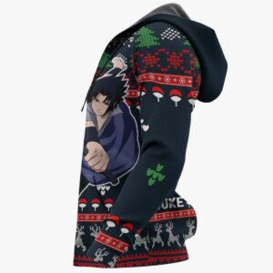 Uchiha Sasuke Ugly Christmas Sweater Custom Naruto Anime XS12 9