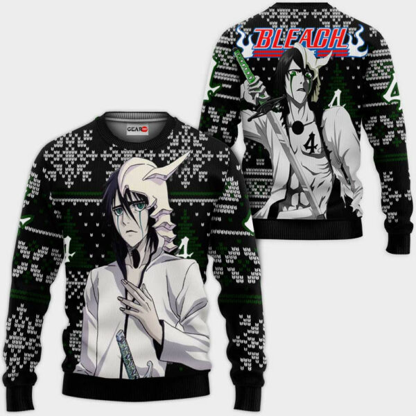 Ulquiorra Schiffer Ugly Christmas Sweater Custom Anime BL XS12 1