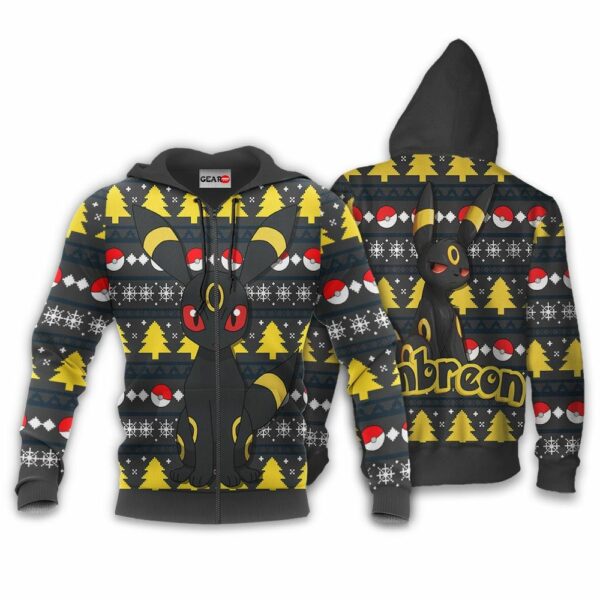 Umbreon Ugly Christmas Sweater Custom Anime Pokemon XS12 2