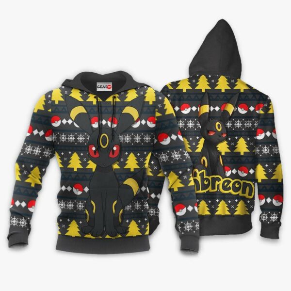 Umbreon Ugly Christmas Sweater Custom Anime Pokemon XS12 3