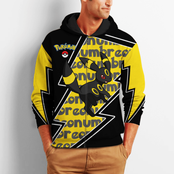 Umbreon Zip Hoodie Pokemon Shirt SD12 2