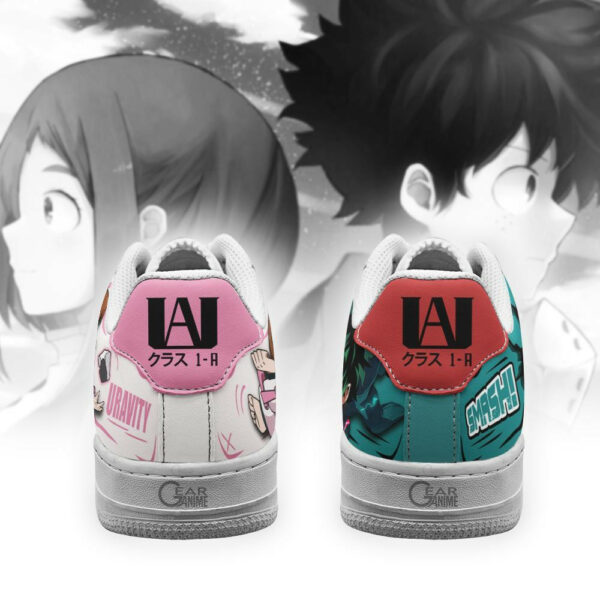 Uraraka and Deku Air Shoes Custom Anime My Hero Academia Sneakers 5