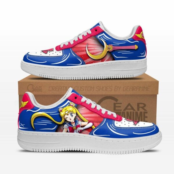 Usagi Tsukino Air Shoes Custom Sailor Anime Sneakers 1