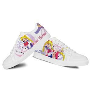 Usagi Tsukino Sailor Skate Shoes Custom Sailor Anime Sneakers 6