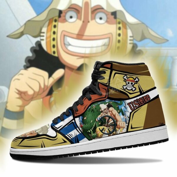 Usopp Shoes Custom Anime One Piece Sneakers Fan Gift Idea 3