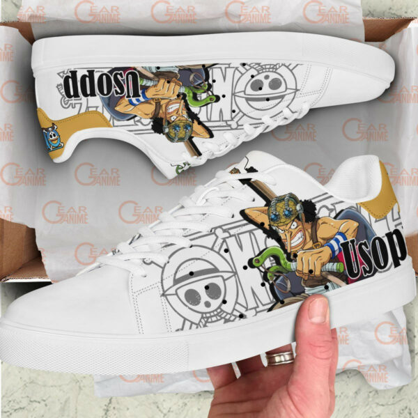 Usopp Skate Shoes Custom Anime One Piece Shoes 2