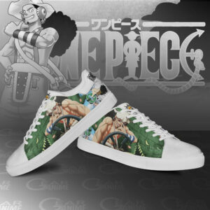 Usopp Skate Shoes One Piece Custom Anime Sneakers 6