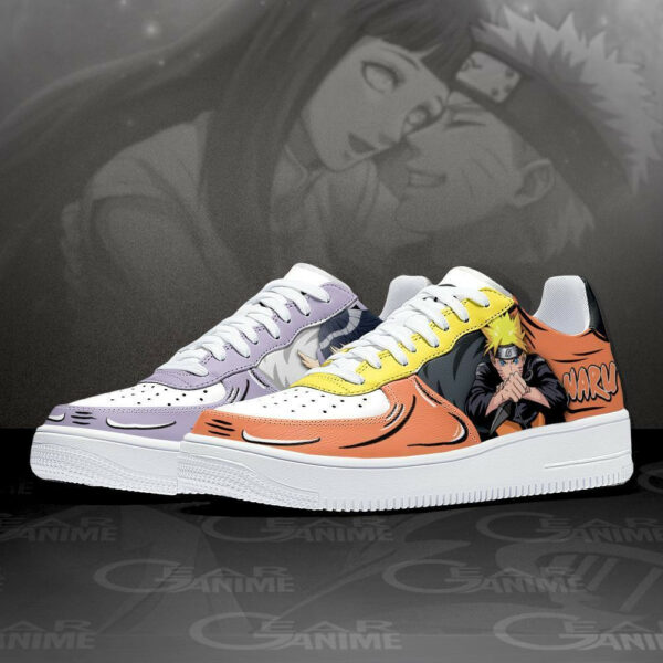 Uzumaki and Hinata Air Shoes Custom Anime Sneakers 2