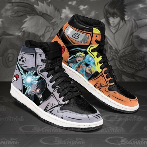 Uzumaki and Sasuke Shoes Power Custom Anime Sneakers 2