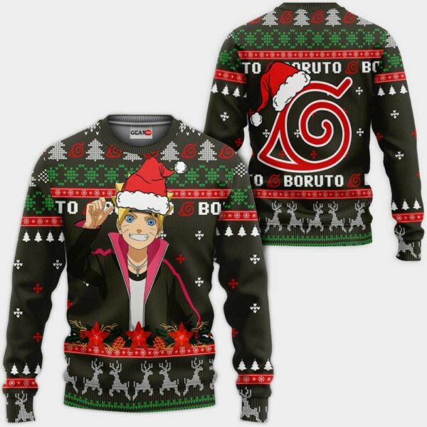 Uzumaki BRT Ugly Christmas Sweater Custom BRT Anime XS12 1