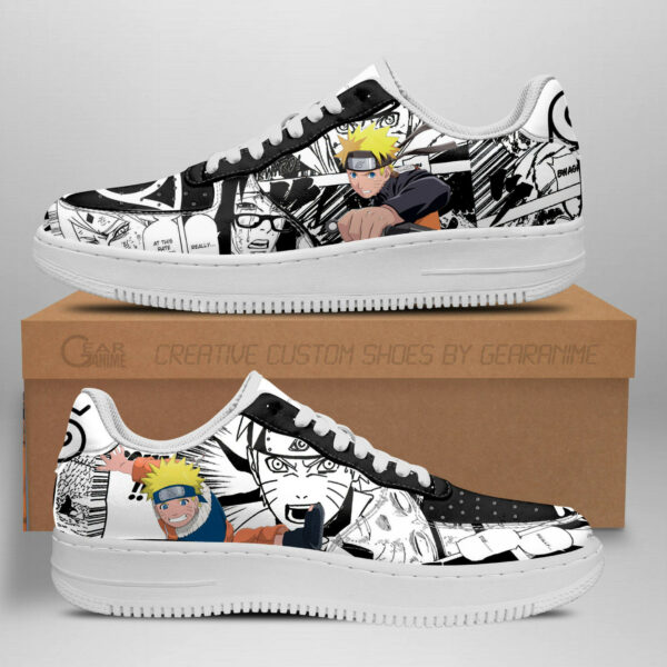 Uzumaki Naruto Air Shoes Custom Manga Mixed Anime Sneakers 1