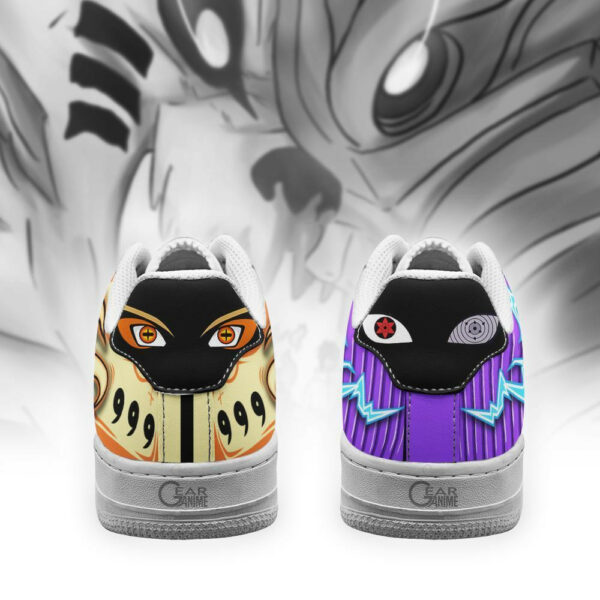 Uzumaki Naruto Bijuu and Sasuke Susanoo Air Shoes Custom Naruto Anime Sneakers 3