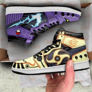 Uzumaki Naruto Bijuu and Sasuke Susanoo Shoes Custom Anime Sneakers 7