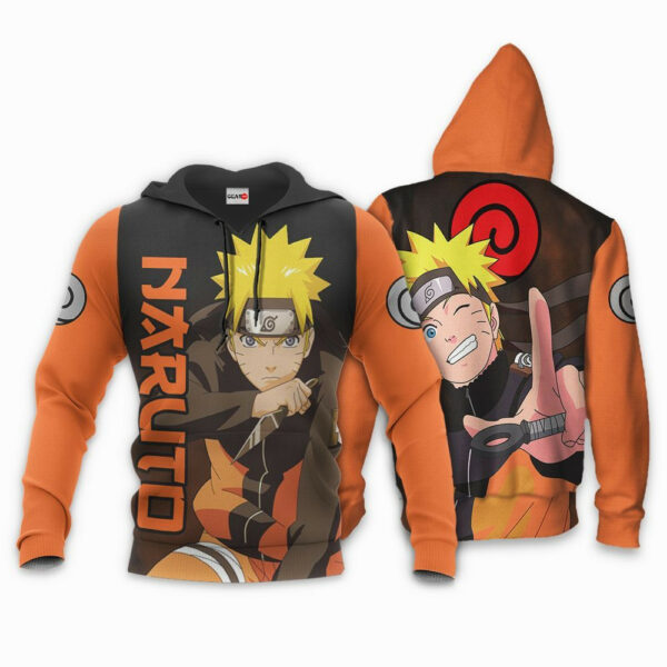Uzumaki Naruto Hoodie Custom Symbol and Characters Naruto Anime Shirts 3