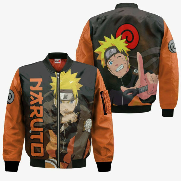 Uzumaki Naruto Hoodie Custom Symbol and Characters Naruto Anime Shirts 4