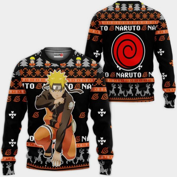 Naruto Ugly Christmas Sweater Custom Naruto Anime XS12 1