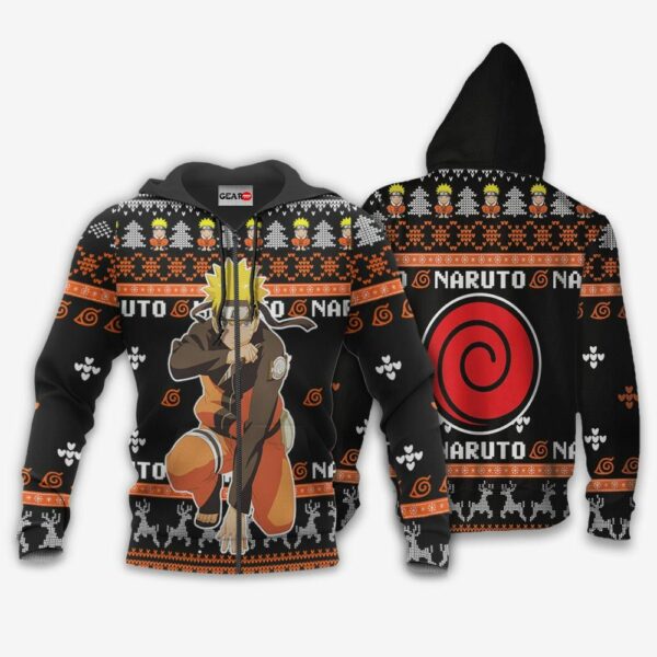 Naruto Ugly Christmas Sweater Custom Naruto Anime XS12 2