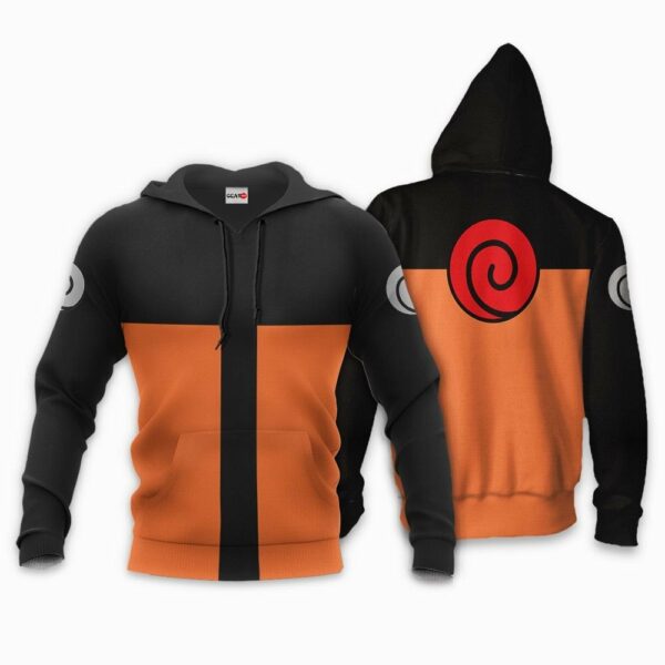 Uzumaki Naruto Uniform Hoodie Jacket Custom Naruto Anime Shirts 1