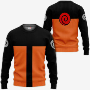 Uzumaki Naruto Uniform Hoodie Jacket Custom Naruto Anime Shirts 8