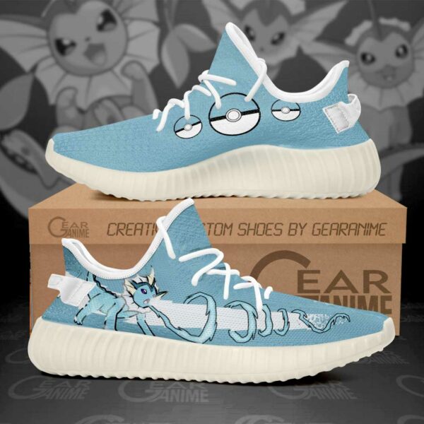 Vaporeon Shoes Pokemon Custom Anime Sneakers 1