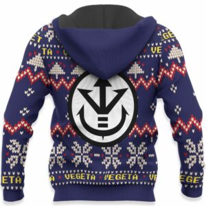 Vegeta Blue Christmas Sweater Custom Anime Dragon Ball XS12 8