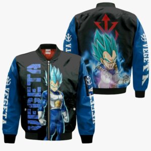 Vegeta Blue Hoodie Anime Dragon Ball Jacket Fan Gifts Idea 9