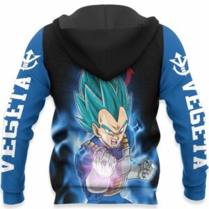 Vegeta Blue Hoodie Anime Dragon Ball Jacket Fan Gifts Idea 10